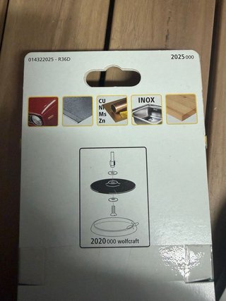 Conjunto de Plato abrasivo y boina de pulir 125 mm
