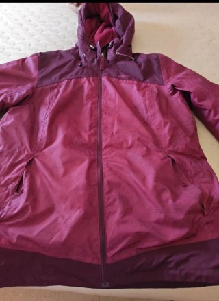 Chaqueta Quechua mujer rosa y morada