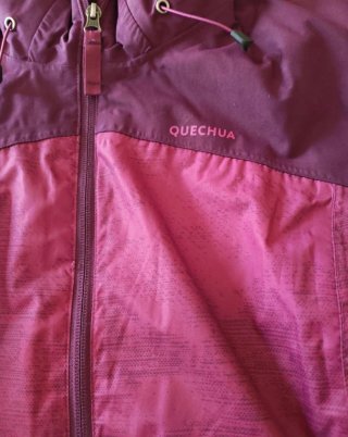 Chaqueta Quechua mujer rosa y morada