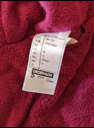 Chaqueta Quechua mujer rosa y morada