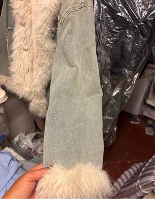 Chaqueta vaquera forrada de pelo
