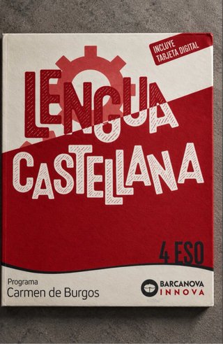 Libro Barcanova Castellano 4to eso Carmen Burgos
