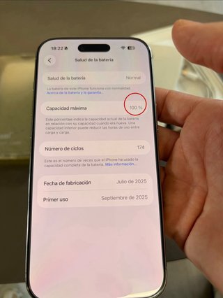 iPhone Air Nuevo - 100% bateria