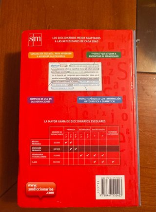 Diccionario avanzado primaria: lengua española de segunda mano por