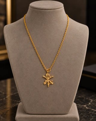 CRUZ DE LA LEGIÓN EN PLATA LEY 925 BAÑADA EN ORO