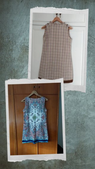 Lote 2 vestidos estampados