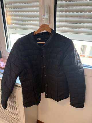 Plumífero fino Zara negro