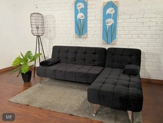 Sofá Cama Negro