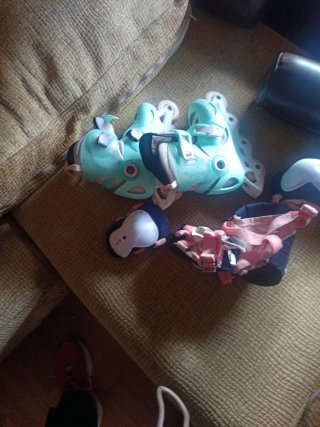 Patines en línea y protecciones