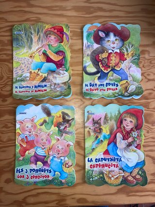 Lote cuentos clásicos infantiles catalán-castellan
