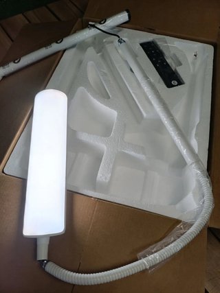 VASAGLE Lámpara de Pie, Altura Ajustable, 175 cm