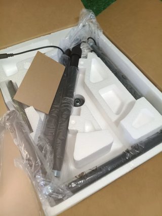 VASAGLE Lámpara de Pie LED, 36 W, Altura Ajustable