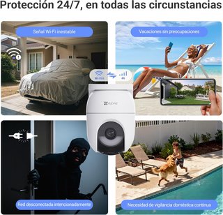 nuevo Cámara Vigilancia EZVIZ 6MP 4G WiFi Dual