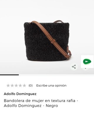 Bolso Adolfo Domínguez Negro y Marrón