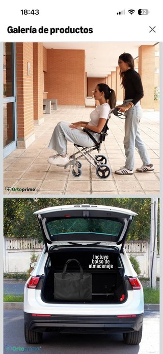 Silla de Tránsito Plegable