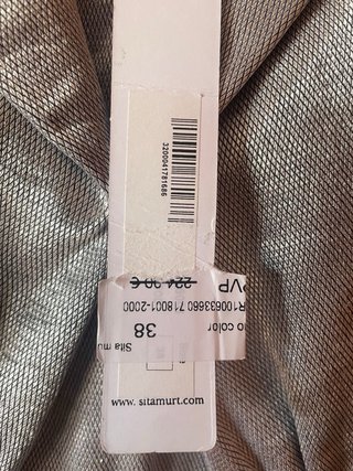 Vestido de fiesta plateado