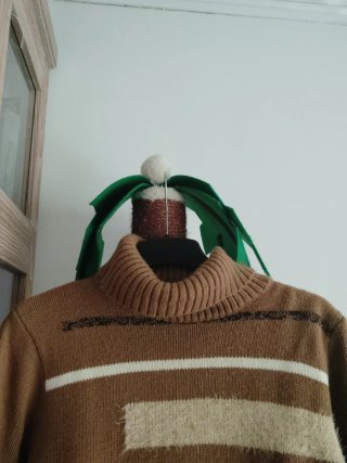 Jersey cuello alto invierno con diseño