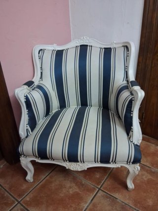 Sillón Restaurado Estilo Rústico