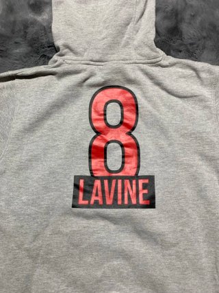 Sudadera gris Chicago Bulls NBA Zach LaVine