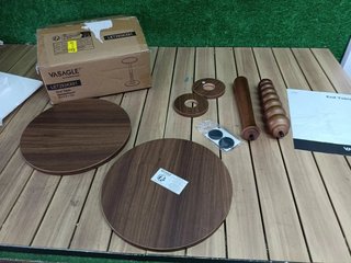VASAGLE Mariel Colección – Mesa auxiliar redonda
