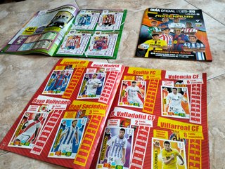 Lote Álbumes y Cromos Fútbol LaLiga