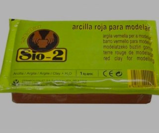 Arcilla roja para modelar Sio-2 (1kg)