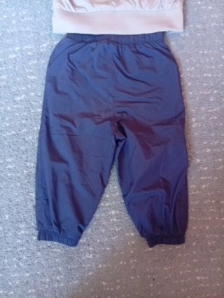 Chándal Nike niño azu, blanco y gris.