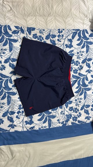 Bañador Polo Ralph Lauren azul marino bordado rojo