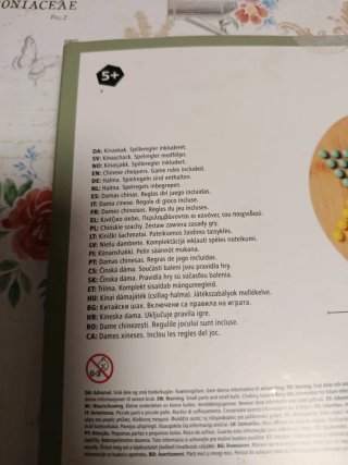 Juego de Mesa Kinaskak (Damas Chinas)