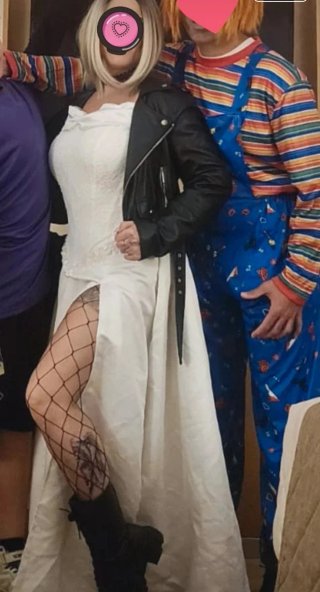 Disfraz Tiffany Novia Chucky Talla Única