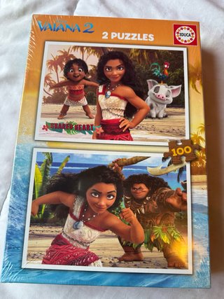 Set de 2 Puzzles Vaiana 2 (100 piezas)