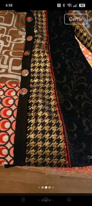 Abrigo Desigual Talla 44