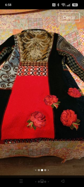 Abrigo Desigual Talla 44