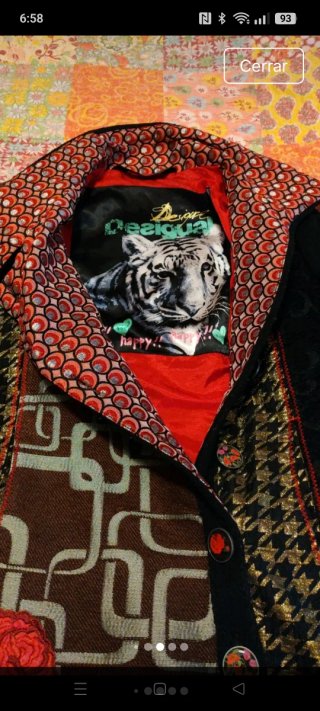 Abrigo Desigual Talla 44