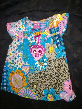 Vestido Infantil Miss Grant Estampado