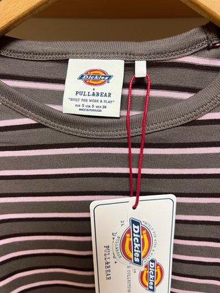 Camiseta Oversize Rayas Dickies Talla S