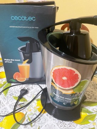 Exprimidor Cecotec EssentialVita PowerFresh 600