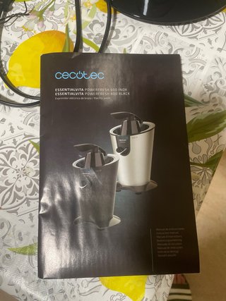 Exprimidor Cecotec EssentialVita PowerFresh 600