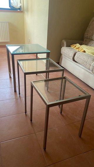 Mesas de centro cristal