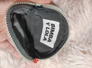 Monedero Bimba y Lola ovalado efecto piel