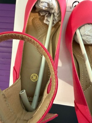 Zapatos de tacón fucsia