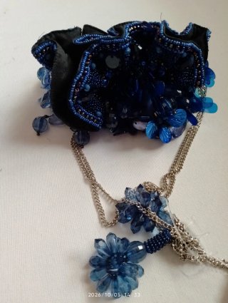 Bolso bombonera fiesta Zara abalorios