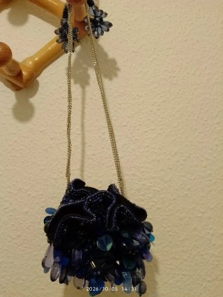 Bolso bombonera fiesta Zara abalorios