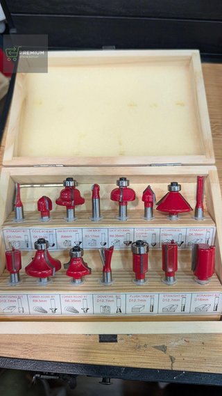 flintronic Fresas Set, 15 PCS