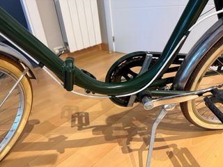 Bicicleta de paseo verde