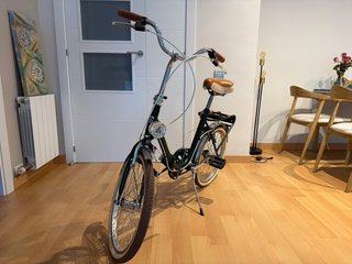 Bicicleta de paseo verde