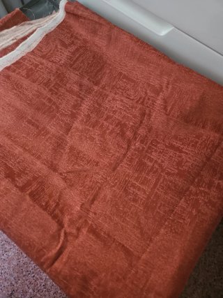 Tela para tapizar naranja/rojo