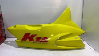 Carenado lateral trasero derecho para Kymco, K12 Sport 50. Ref. 8350A-KCX-E100-YR102SP