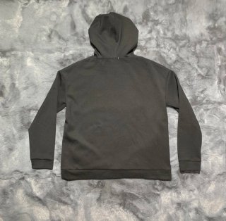 Sudadera con capucha negra Stradivarius