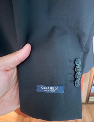 Traje Caramelo Negro Nuevo